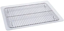 Lechefrite/Plateau En Verre Avec Grille SMEG