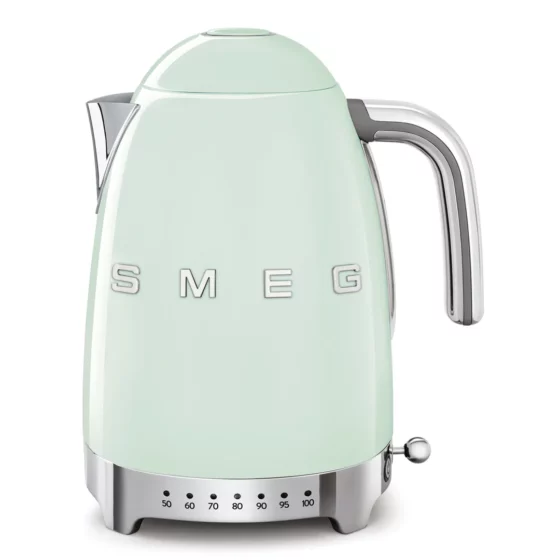 Bouilloire à Température Réglable Vert d'eau Smeg KLF04PGEU