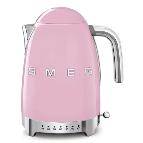 Bouilloire à Température Réglable Rose Smeg KLF04PKEU