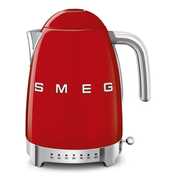 Bouilloire à Température Réglable Rouge Smeg KLF04RDEU