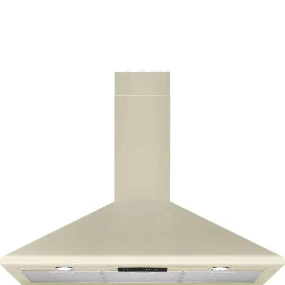 Hotte Décorative Murale 90 cm Crème Smeg KSED95PE