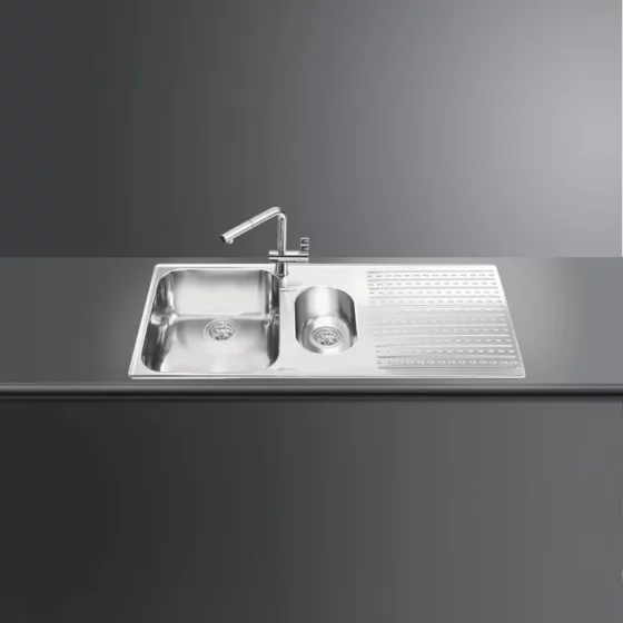 Evier 100cm Encastrable Inox S SMEG