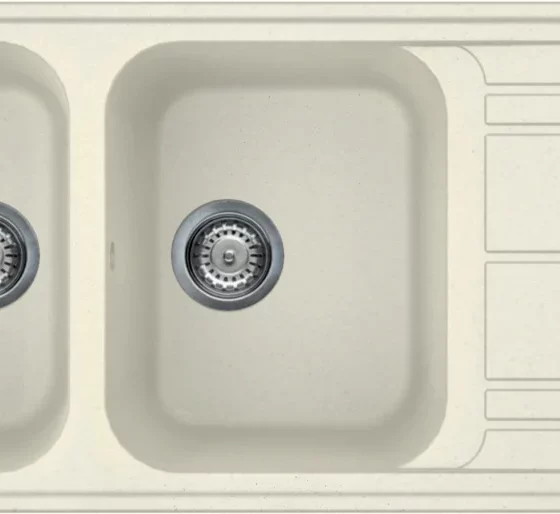 Evier 116cm Encastrable Compos SMEG