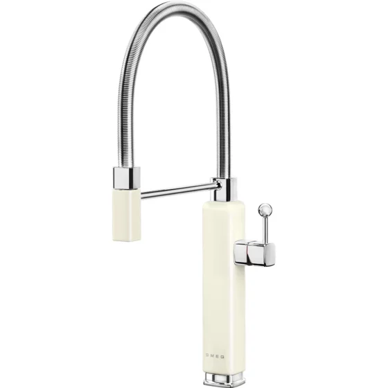 Mitigeur Monocommande Rétro Crème Smeg MDF50CR