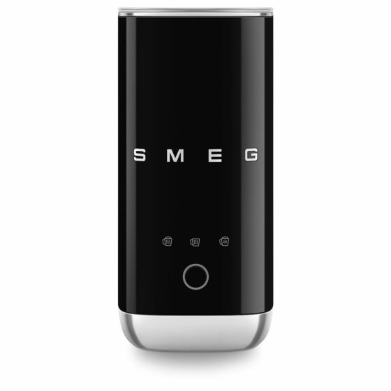 Mousseur de Lait Noire Smeg MFF02BLEU
