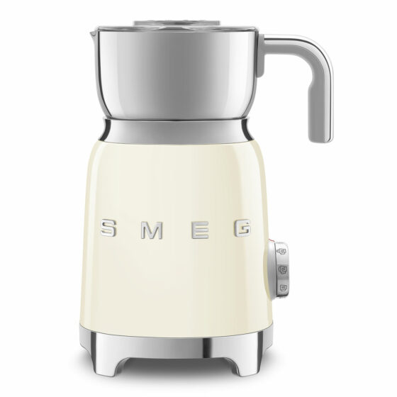 Chocolatière Mousseur de Lait Crème Smeg MFF11CREU