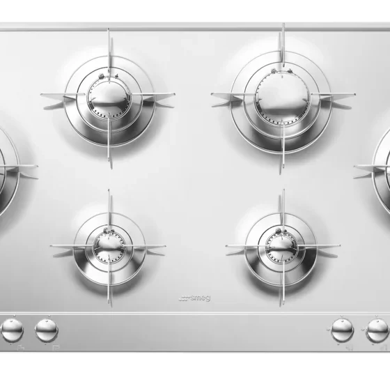 Plaque de Cuisson à gaz 100cm Inox Smeg P106ES