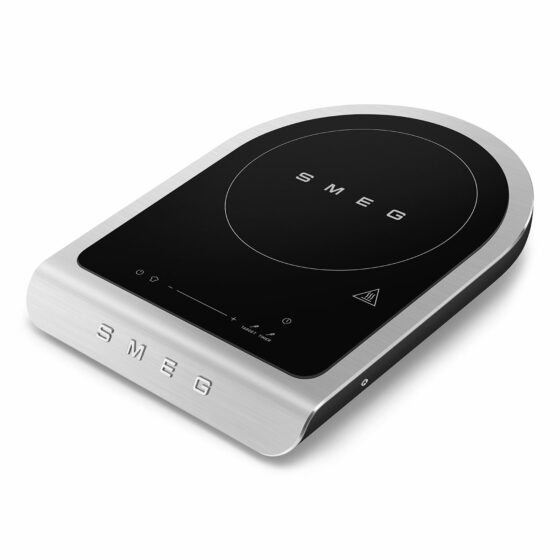 Plaque Induction 30 cm Portatif Blanc Mat SMEG