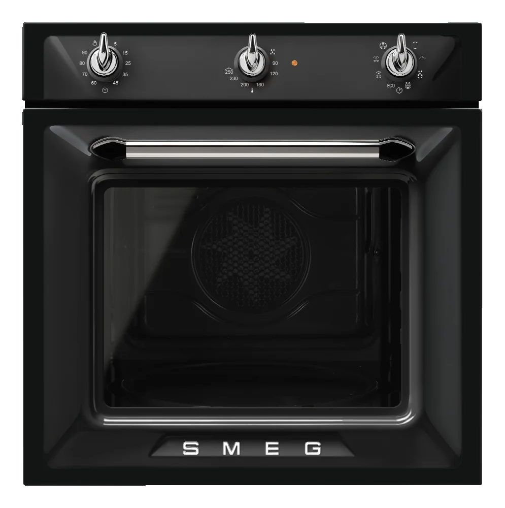 Four Victoria 60 cm Vapor Clean SMEG – Noir