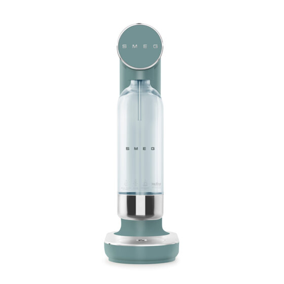 Machine à Eau Gazeuse Vert Émeraude Mat Smeg SKC01EGM