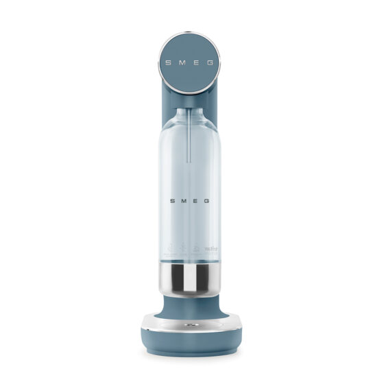 Machine à Eau Gazeuse Bleu Orage Mat Smeg SKC01SBM