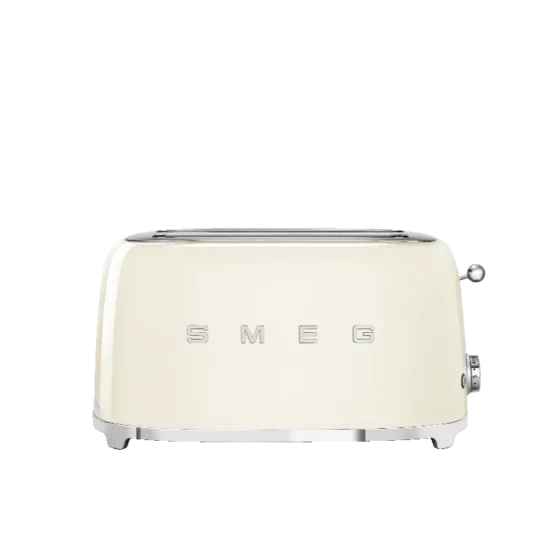Grille-pain Quatre Tranches Crème Smeg TSF02CREU