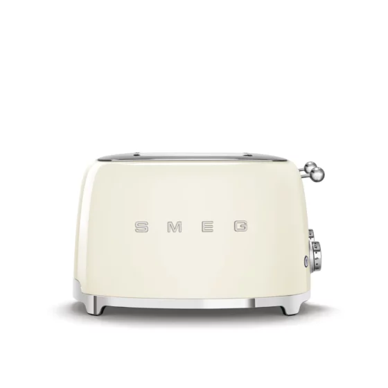 Grille-pain 4 Tranches Crème Smeg TSF03CREU