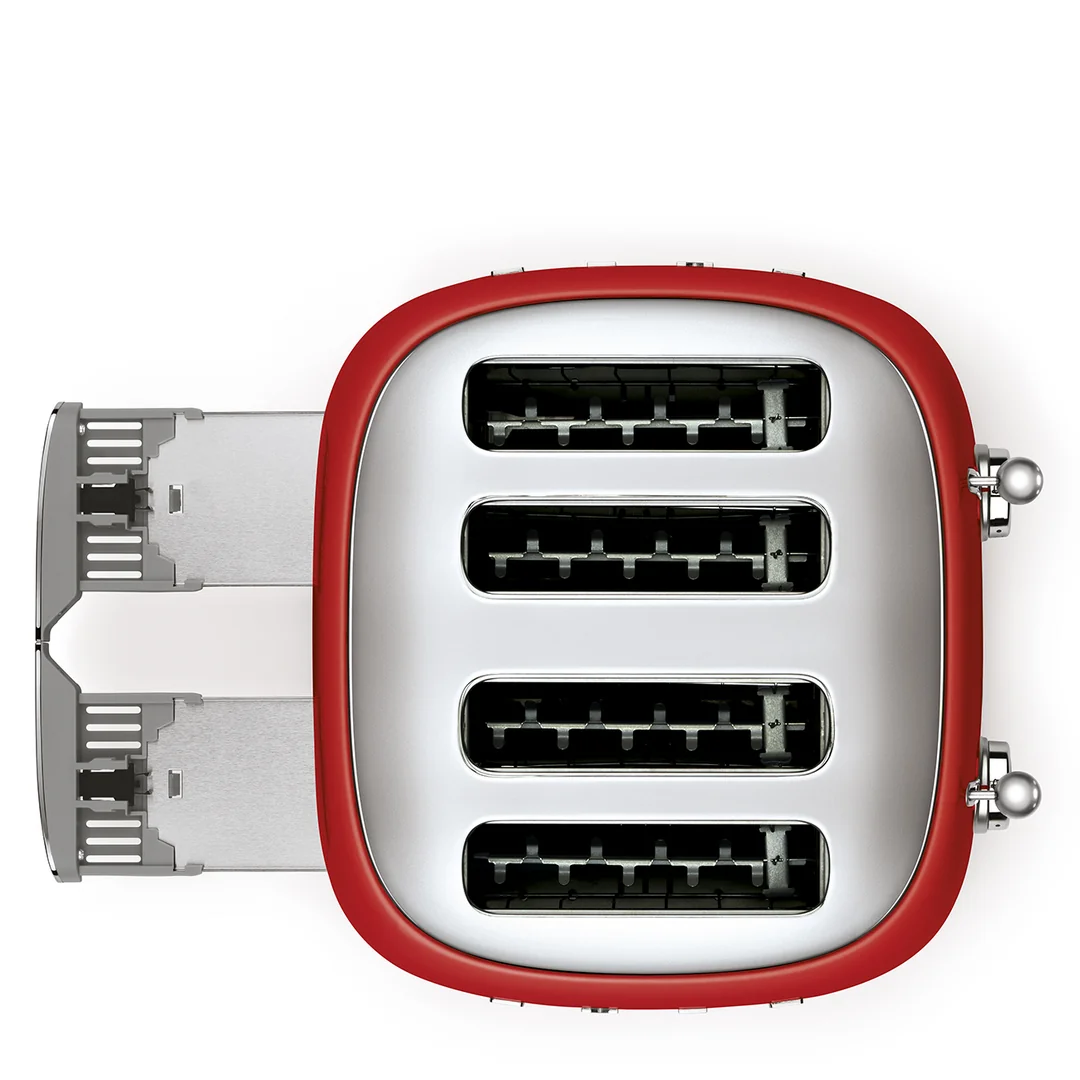 Grille-pain 4 Tranches Rouge Smeg TSF03RDEU – Image 5