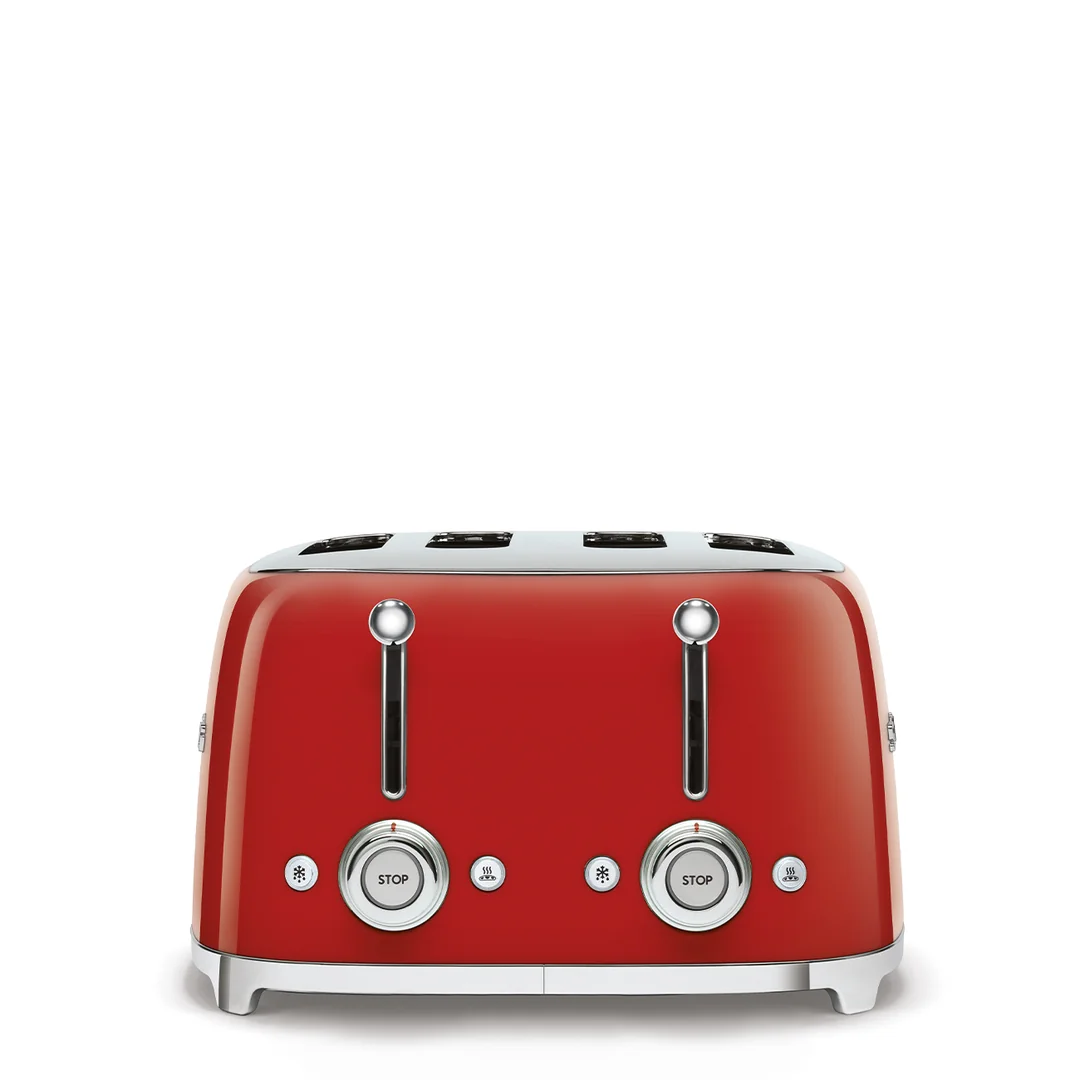 Grille-pain 4 Tranches Rouge Smeg TSF03RDEU – Image 2