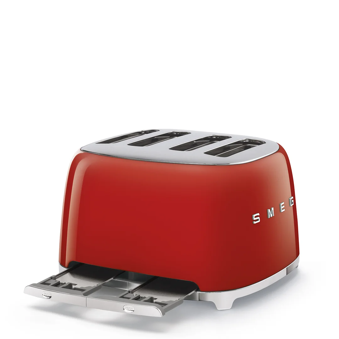 Grille-pain 4 Tranches Rouge Smeg TSF03RDEU – Image 3
