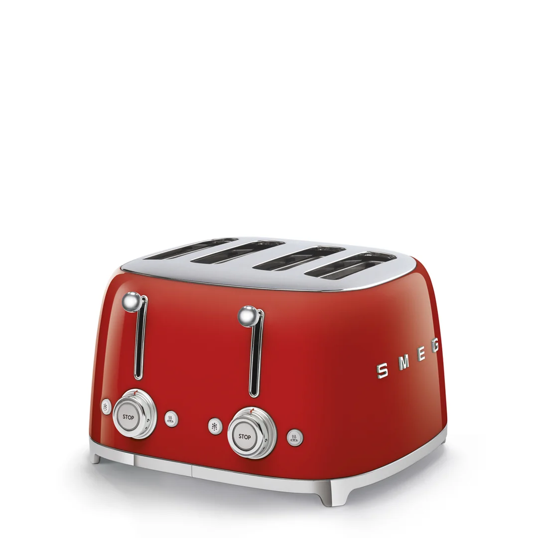 Grille-pain 4 Tranches Rouge Smeg TSF03RDEU