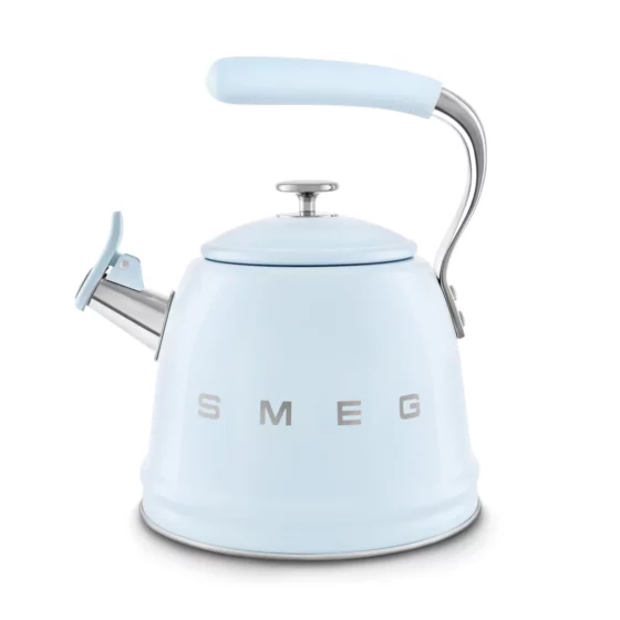 Bouilloire Sifflante Bleu Pastel SMEG